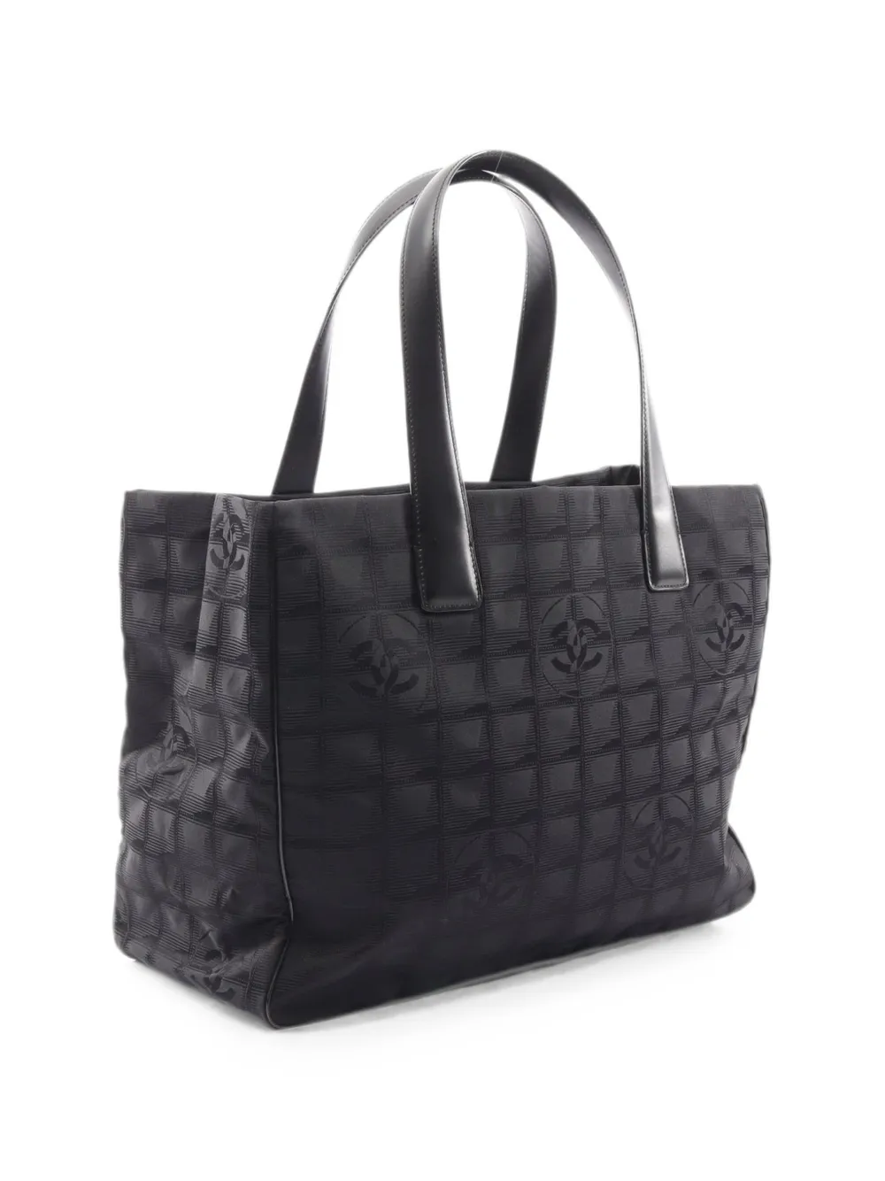 CHANEL Pre-Owned 2005-2006 MM New Travel Line shopper Zwart