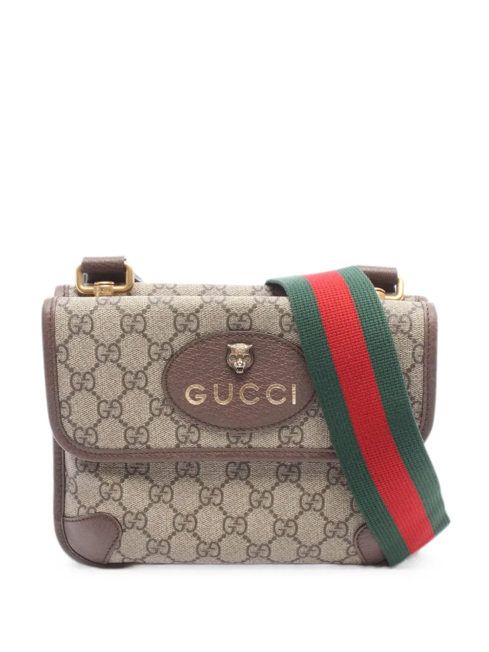 Gucci Pre-Owned 2010s small GG Supreme crossbody bag - Nude