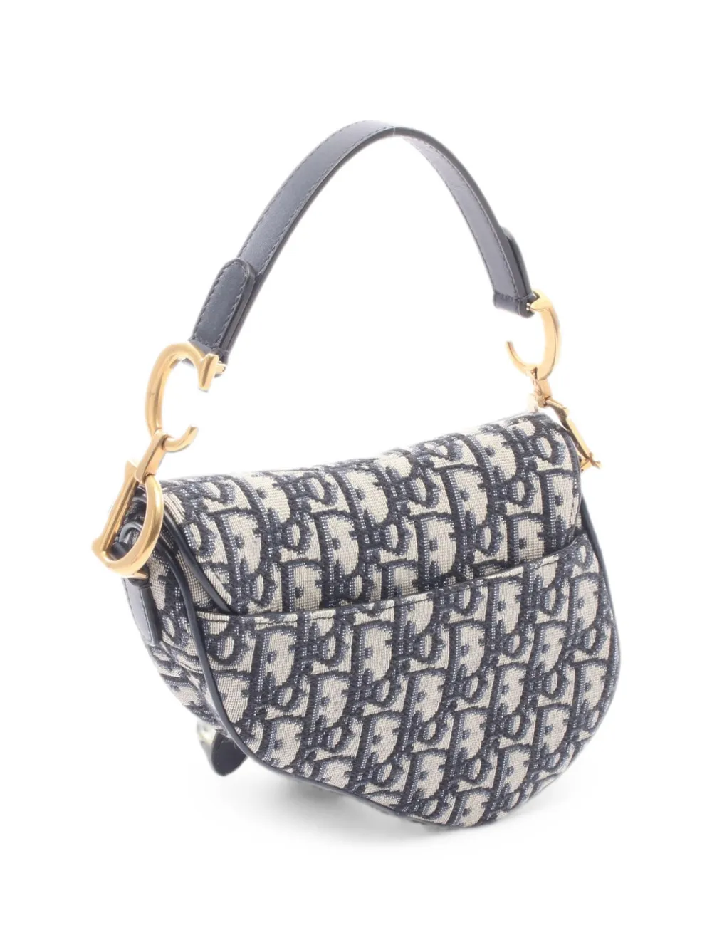 Christian Dior Pre-Owned 2010s kleine Saddle shopper Blauw