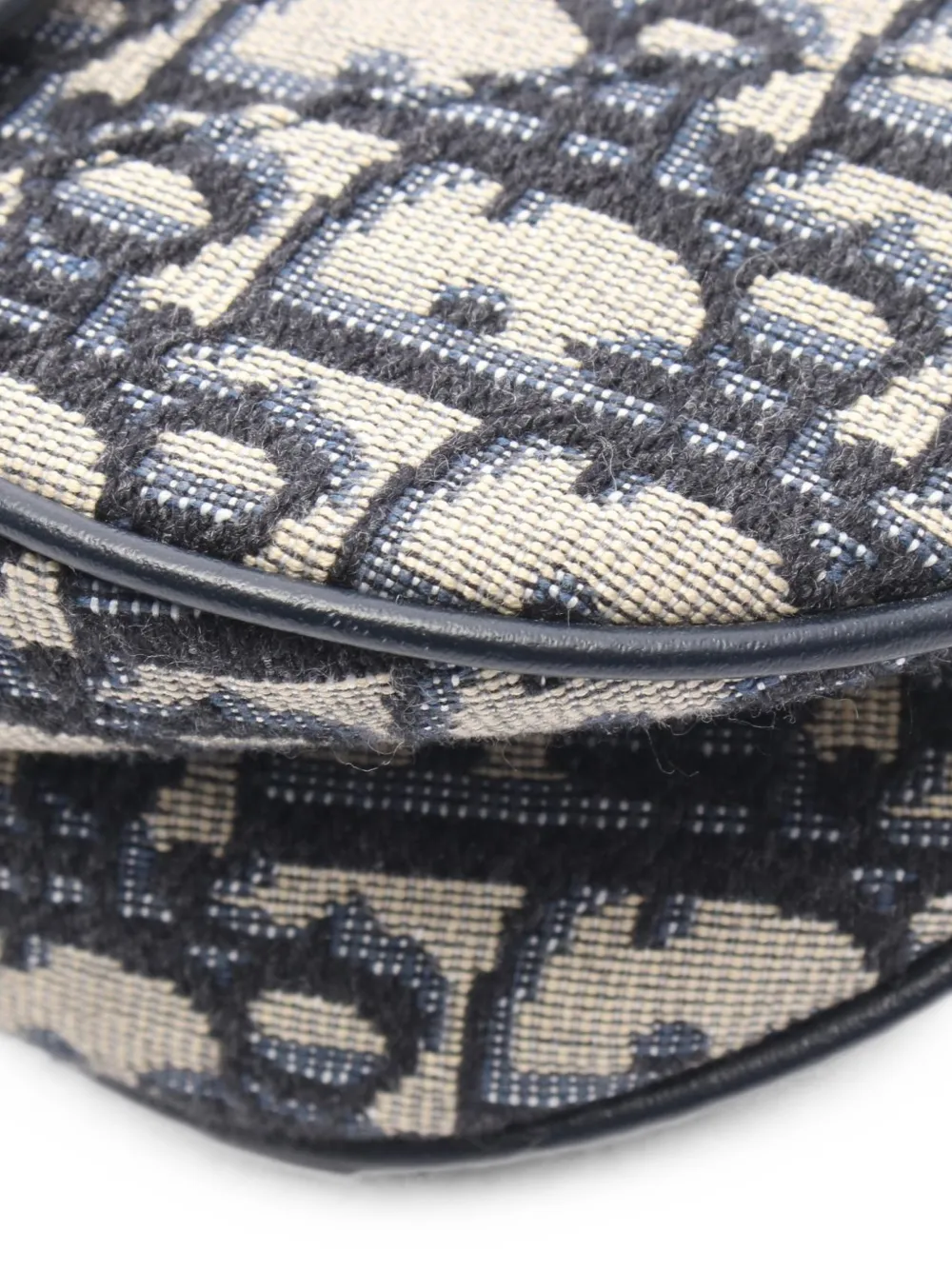Christian Dior Pre-Owned 2010s kleine Saddle shopper Blauw