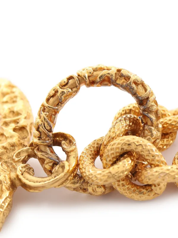 CHANEL Pre-Owned 1993 Coco Mark Necklace | Gold | FARFETCH