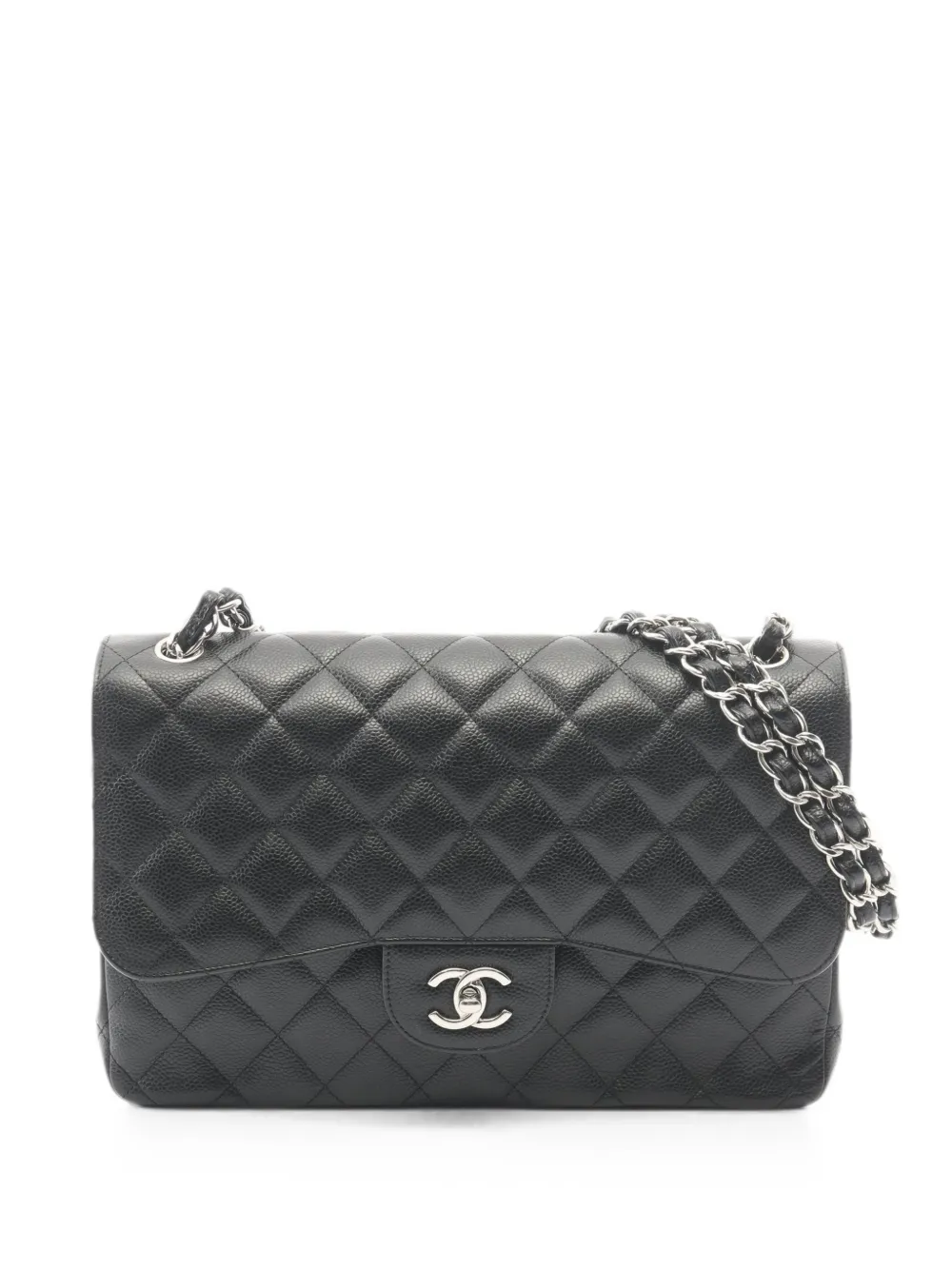 CHANEL Pre-Owned 2014 large Double Flap shoulder bag - Nero