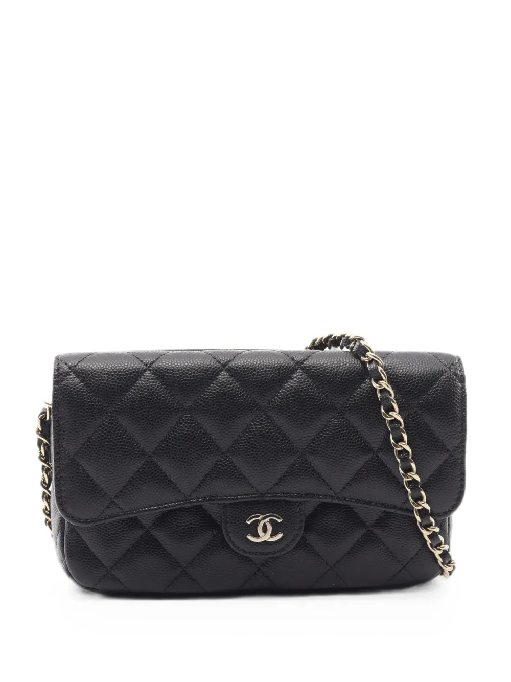 CHANEL Pre-Owned Matelassé Caviar shoulder bag - Nero
