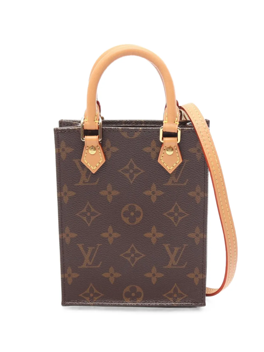 Louis Vuitton Pre-Owned 2020 Monogram Petite Sac Plat Tote Bag - Braun