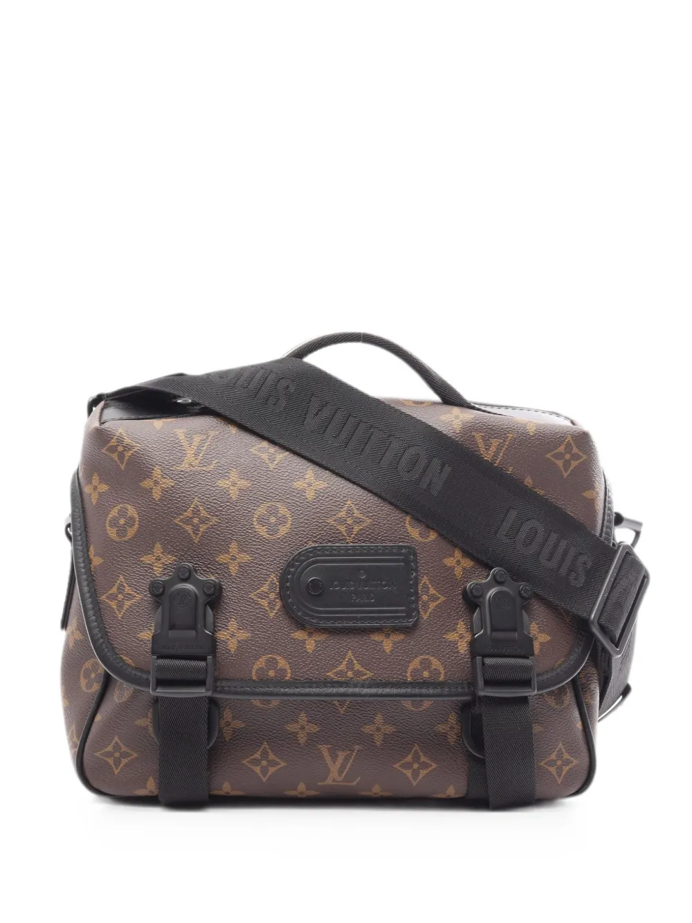 Louis Vuitton Pre-Owned Borsa messenger Macassar Trail con monogramma anni 2010 - Marrone