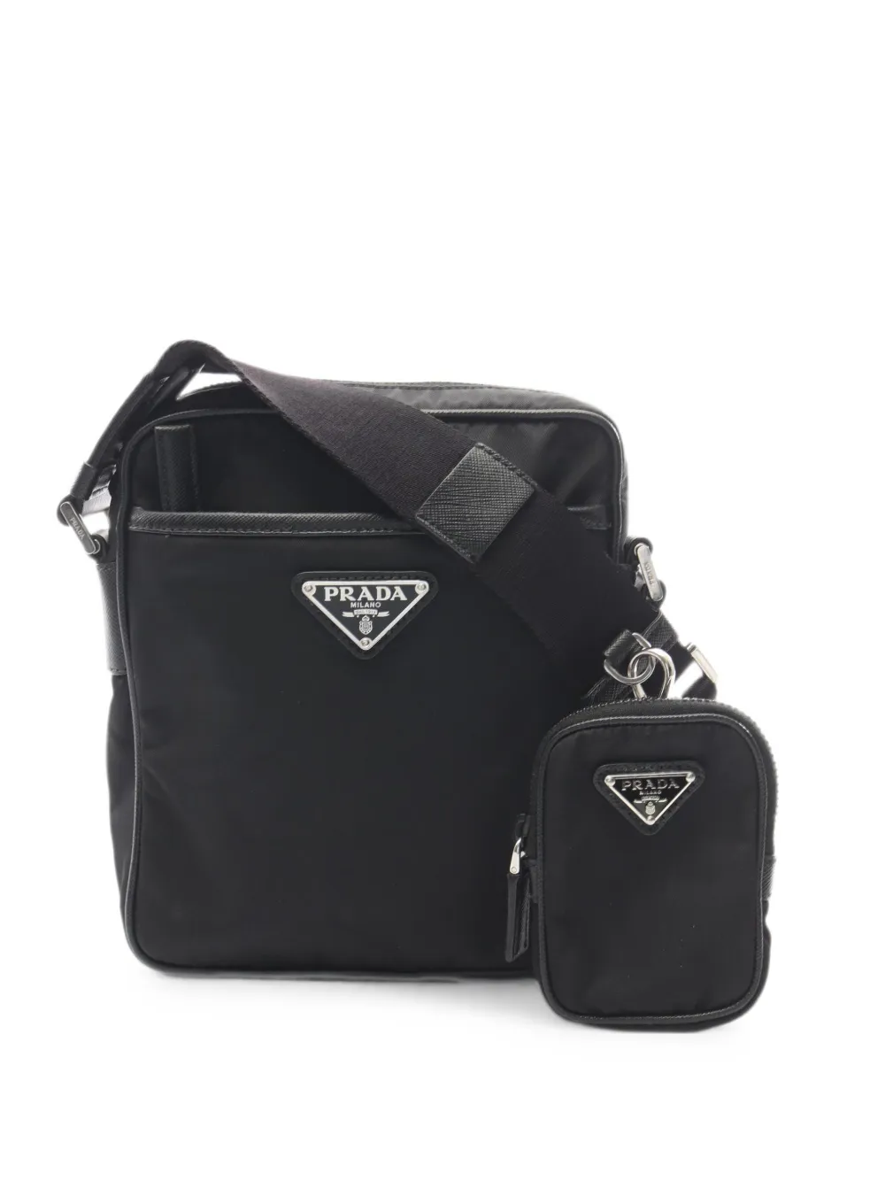 Prada Pre-Owned Borsa a spalla Re-Nylon anni 2010 - Nero