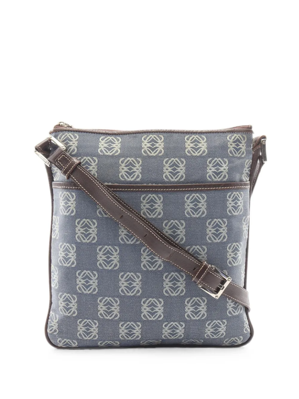 Loewe Pre-Owned 2000s Anagram Schultertasche - Blau