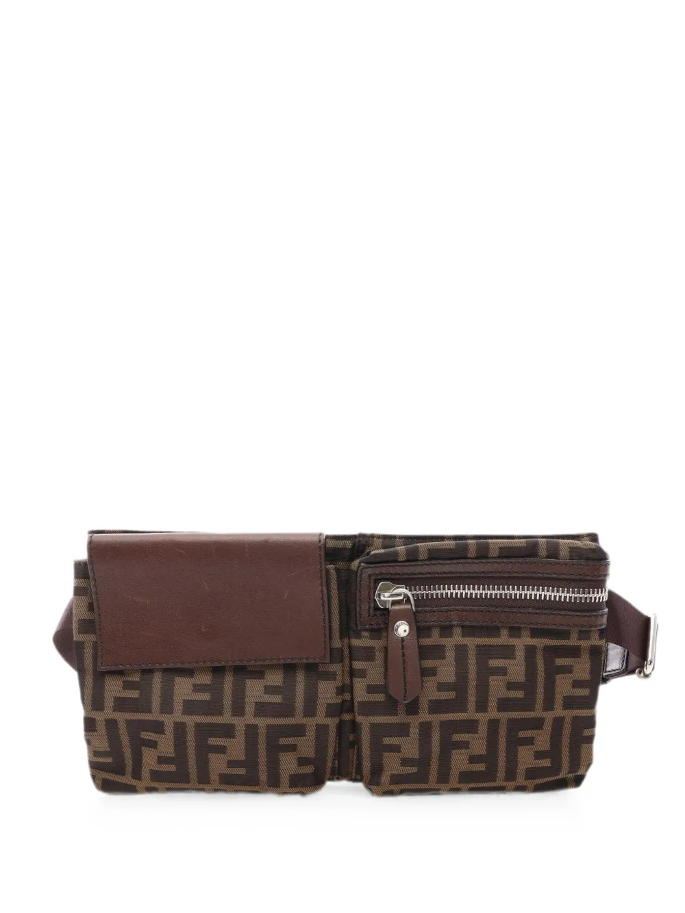 Fendi Pre-Owned 2010s Zucca belt bag - Brown