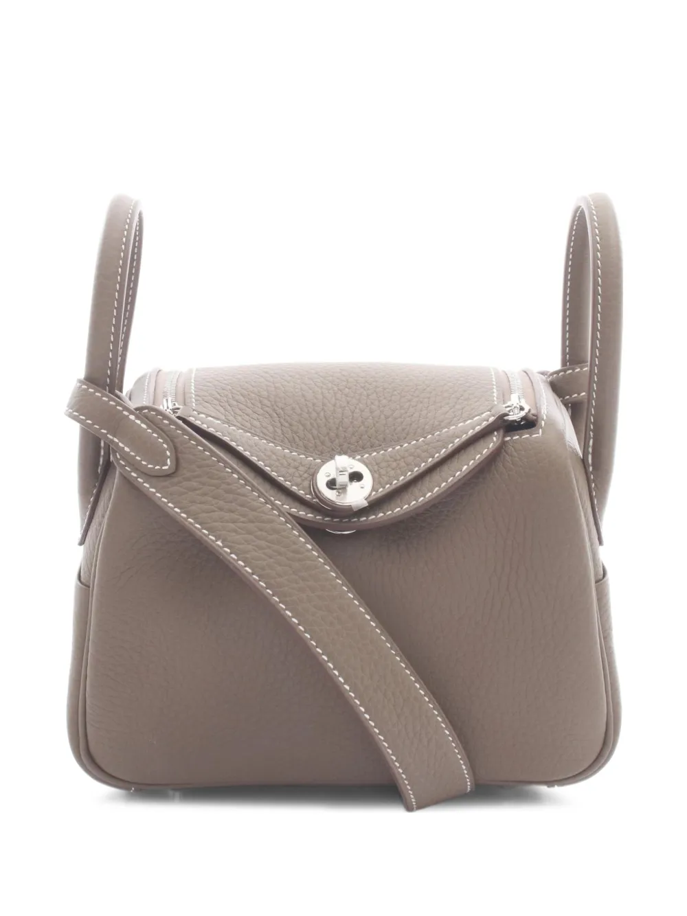 Hermès Pre-Owned 2020 mini Lindy tote bag - Braun