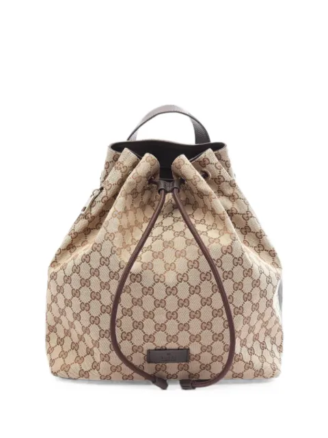 Gucci Pre-Owned 2010s GG canvas backpack