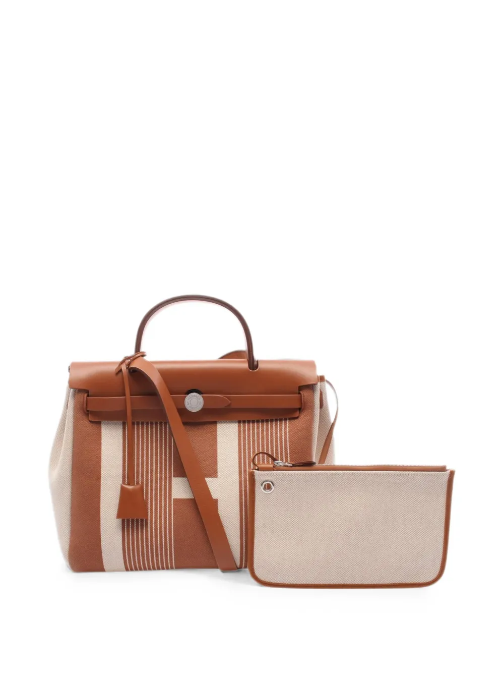 Hermès Pre-Owned 2010s PM Herbag Zip Le Tournet tote bag - Braun