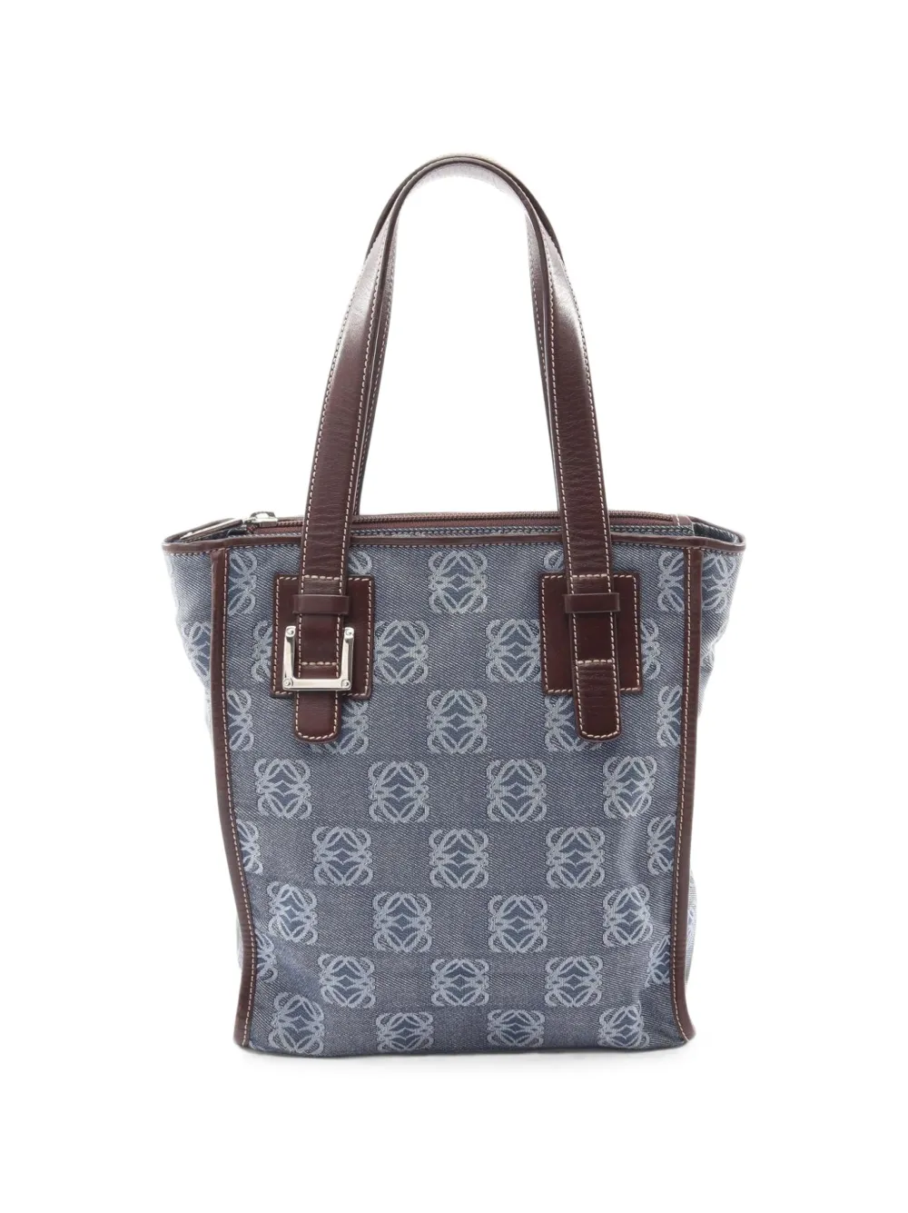 Loewe Pre-Owned 2000s Repeat Anagram Tote Bag - Blau
