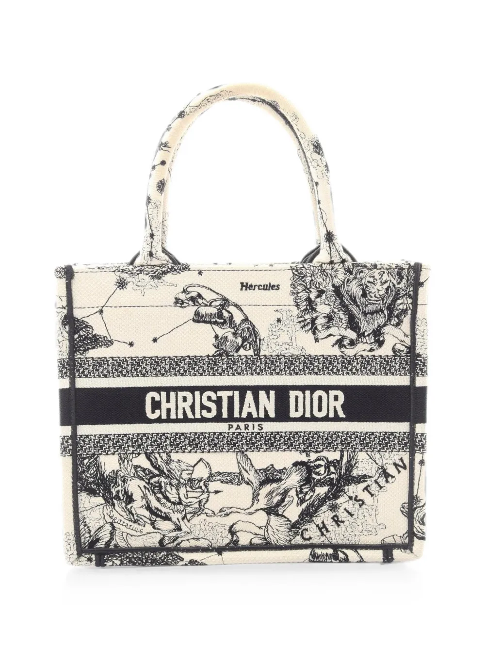 Christian Dior Pre-Owned 2000s small Book Tote Zodiac tote bag - Nude