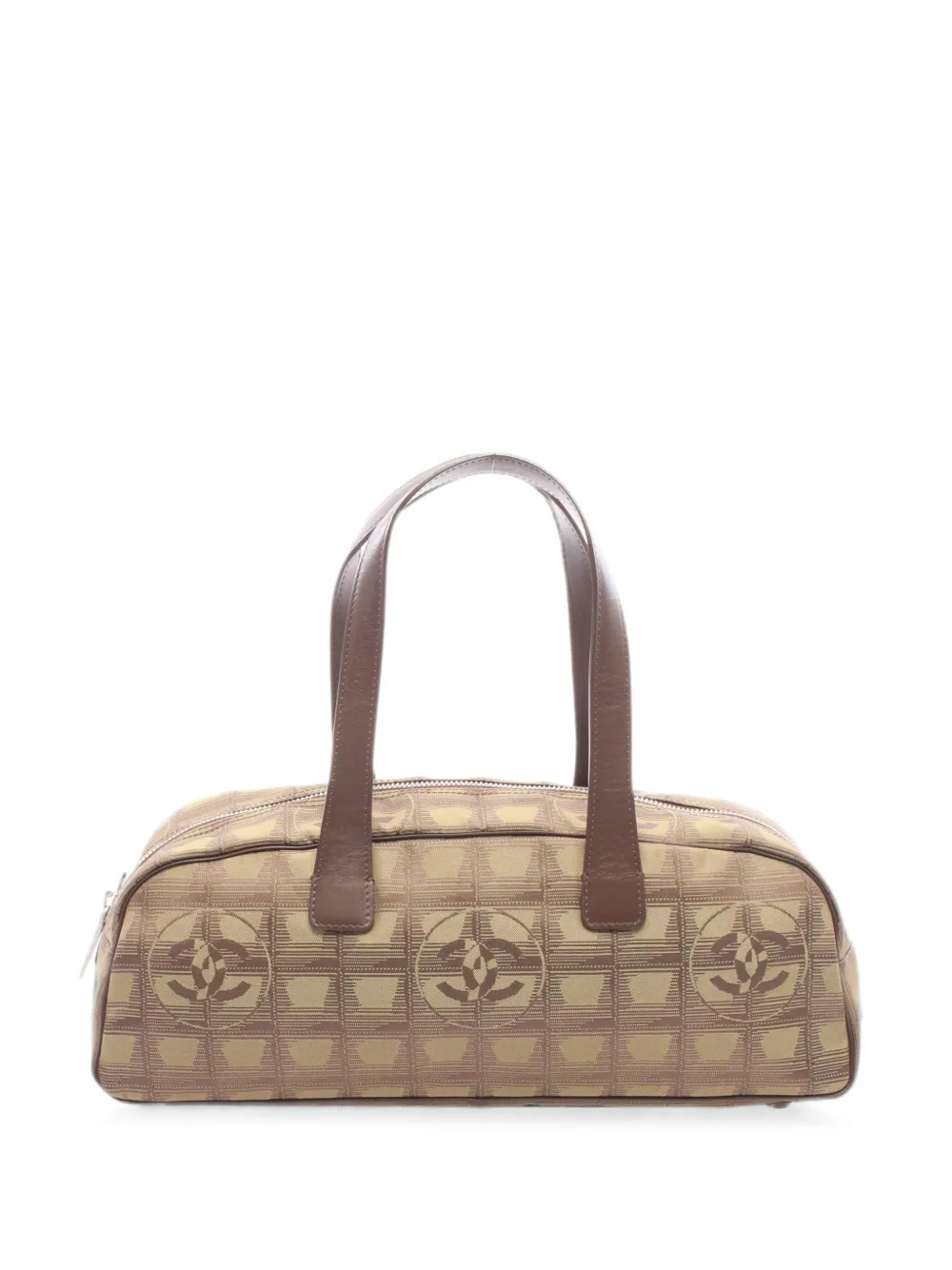 CHANEL Pre-Owned 2002-2003 New Travel Line Boston tote bag - Neutrals