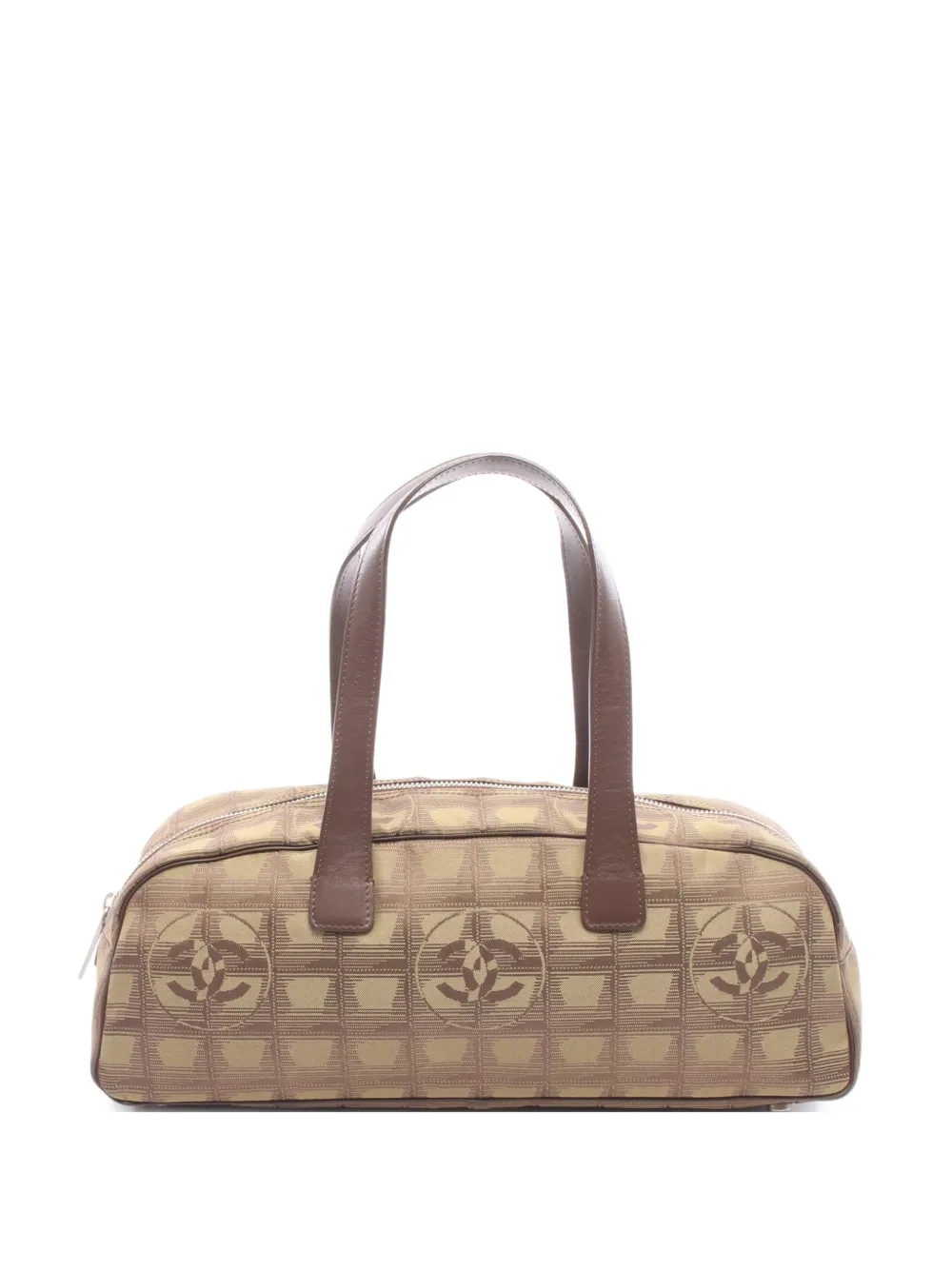 CHANEL Pre-Owned 2002-2003 New Travel Line Boston tote bag - Neutrals