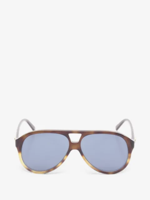 Gucci Pre-Owned 2020s pilot sunglasses