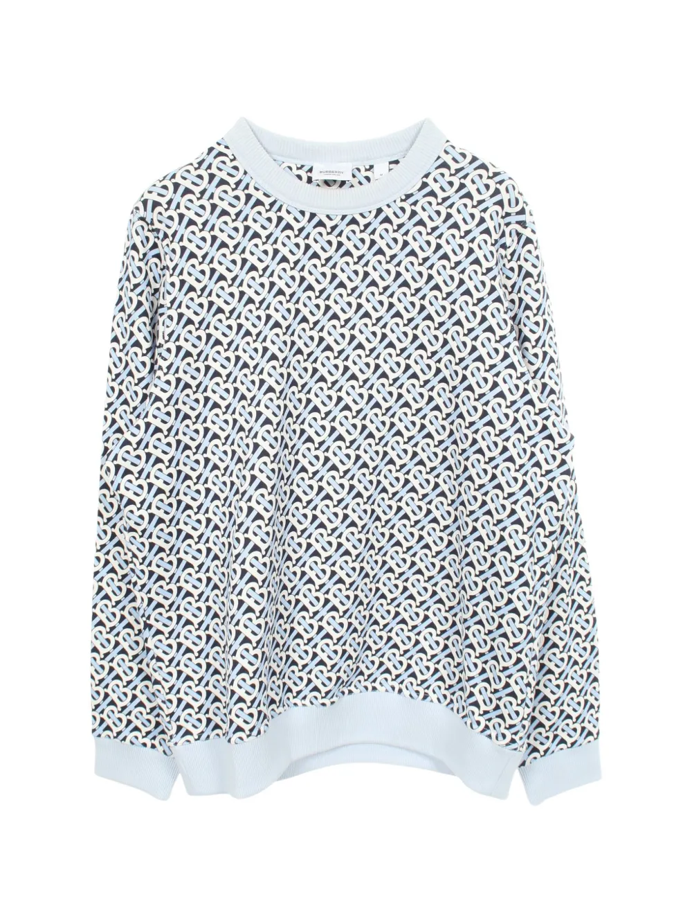 Burberry Pre-Owned 2000s TB Monogram sweatshirt - Blu