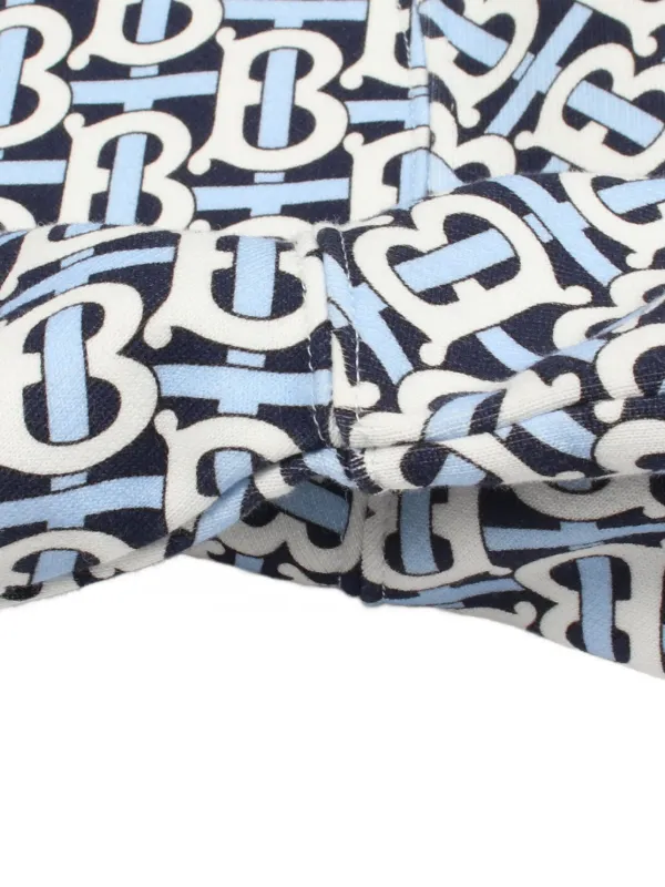 Burberry Pre-Owned 2000s TB Monogram Sweatshirt | Blue | FARFETCH