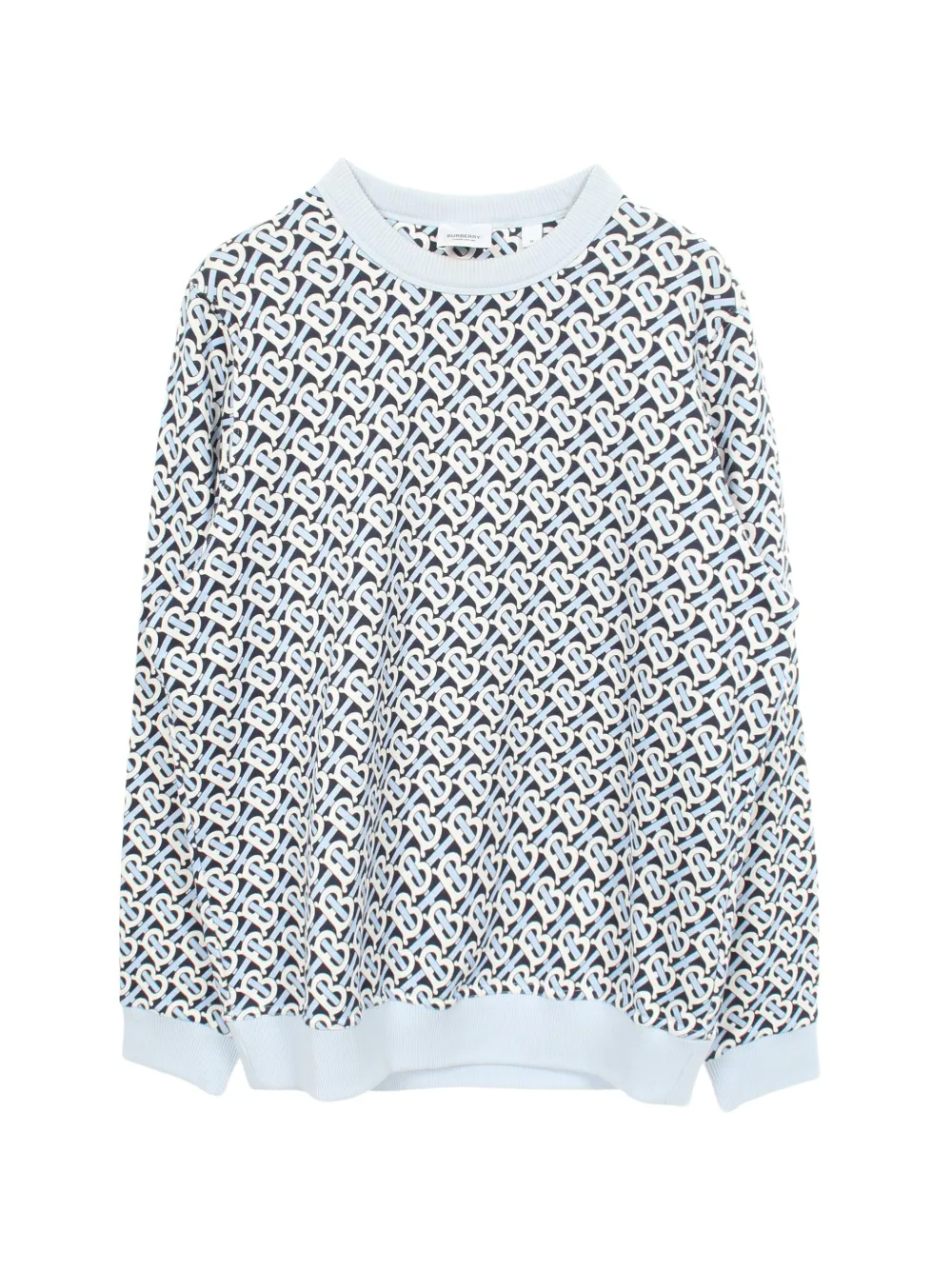 Burberry Pre-Owned 2000s TB Monogram sweatshirt - Blu