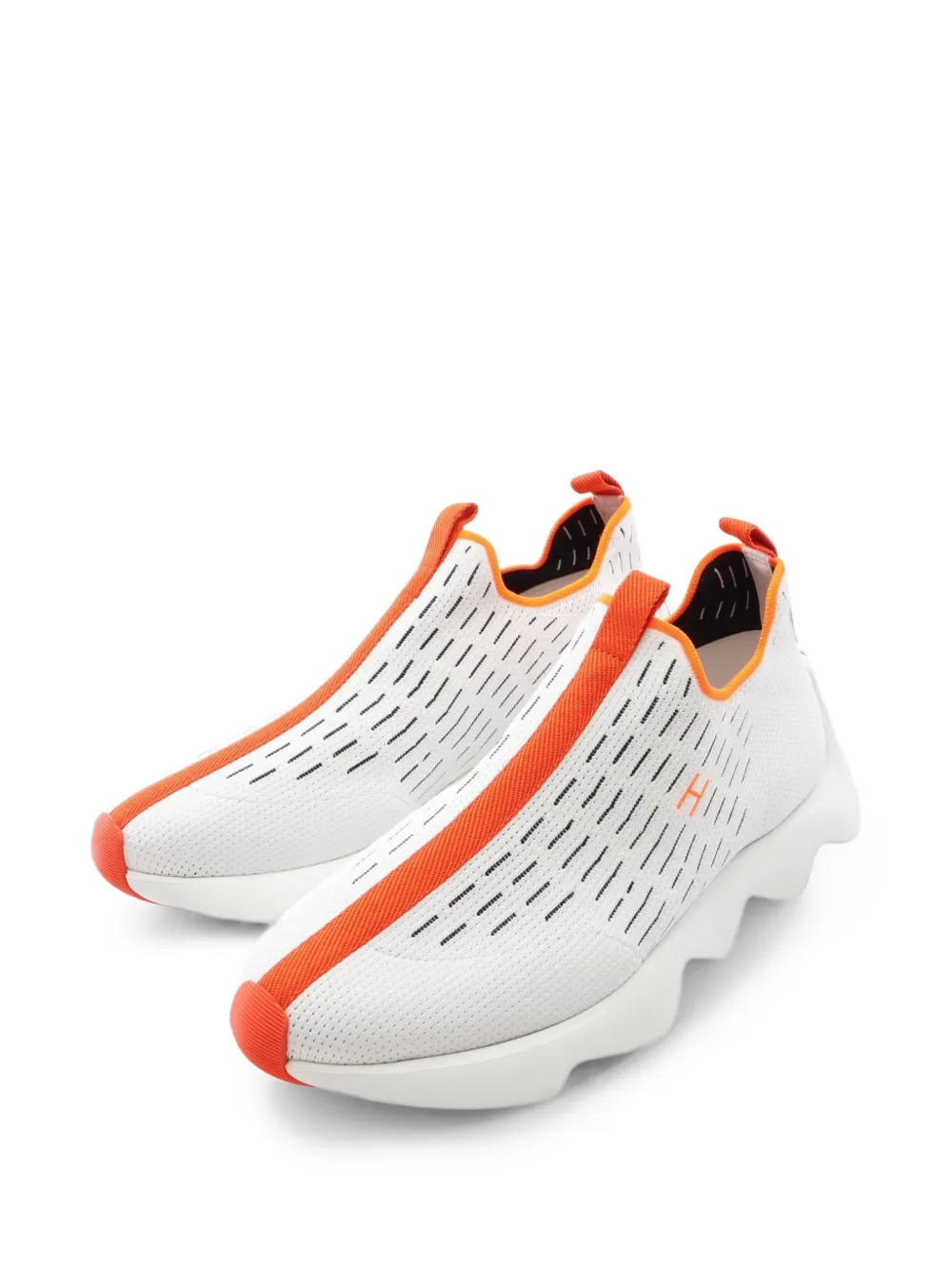 Hermès Pre-Owned 2010s Eclair slip-on sneakers - White