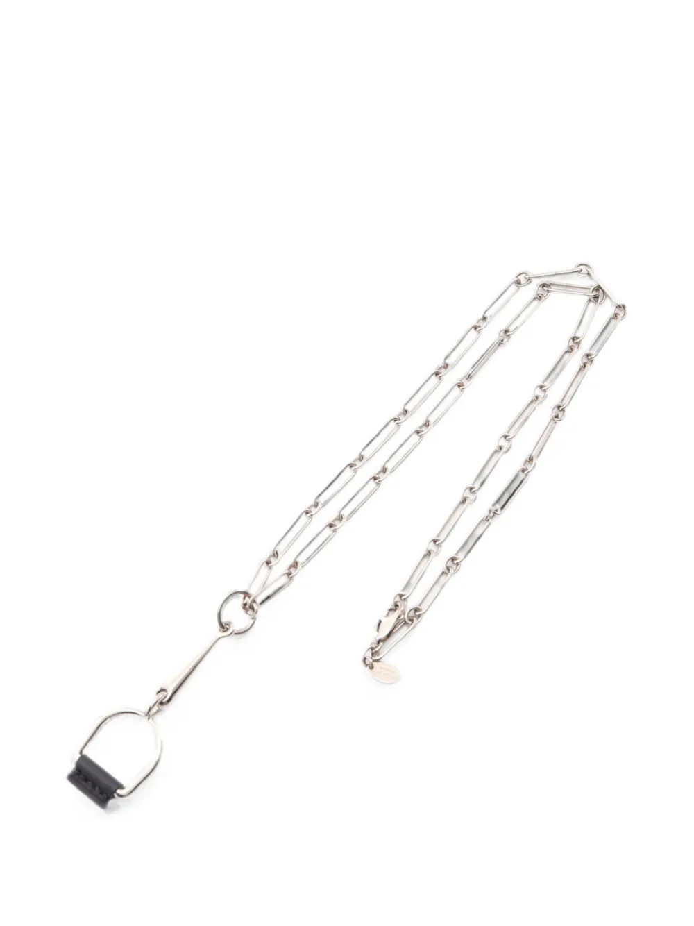 Hermès Pre-Owned 2010s PM Heritage Equestre necklace - Silber