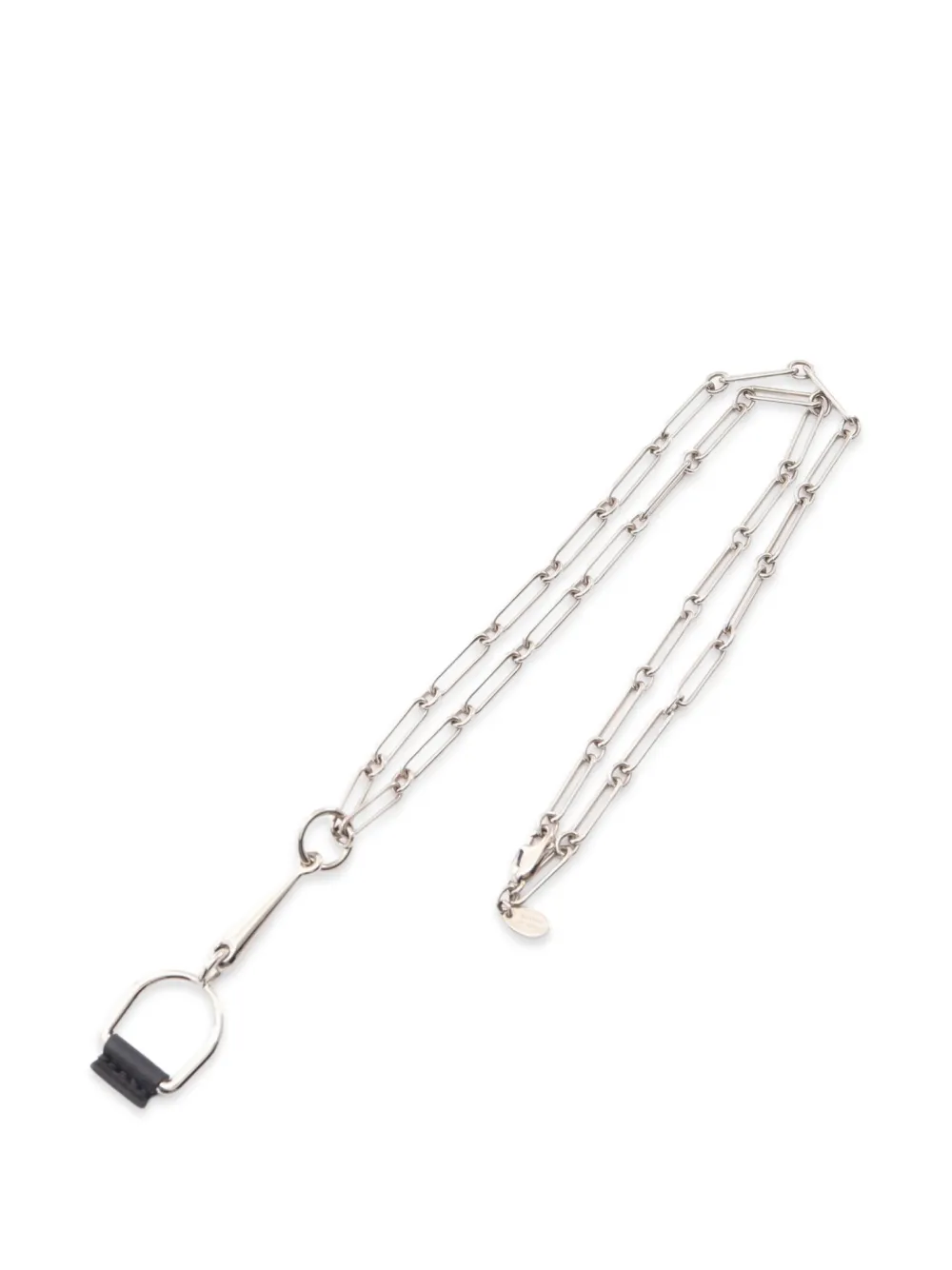 Hermès Pre-Owned 2010s PM Heritage Equestre necklace - Argento