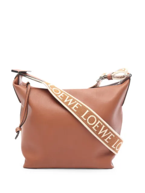 Loewe Pre-Owned 2010s small Cubbi logo-strap messenger bag