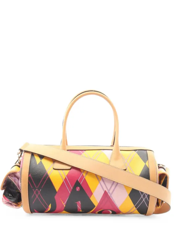 Dior Pre-owned 2010s Geometric-print Tote Bag in Neutrals