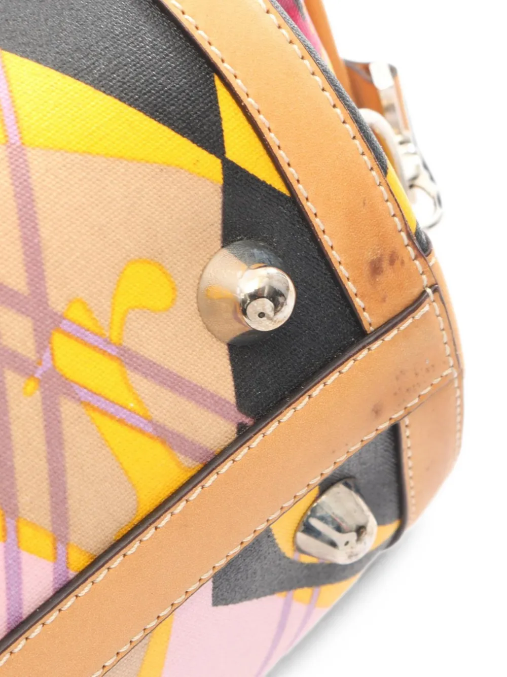 Dior Pre-owned 2010s Geometric-print Tote Bag in Neutrals, view 5
