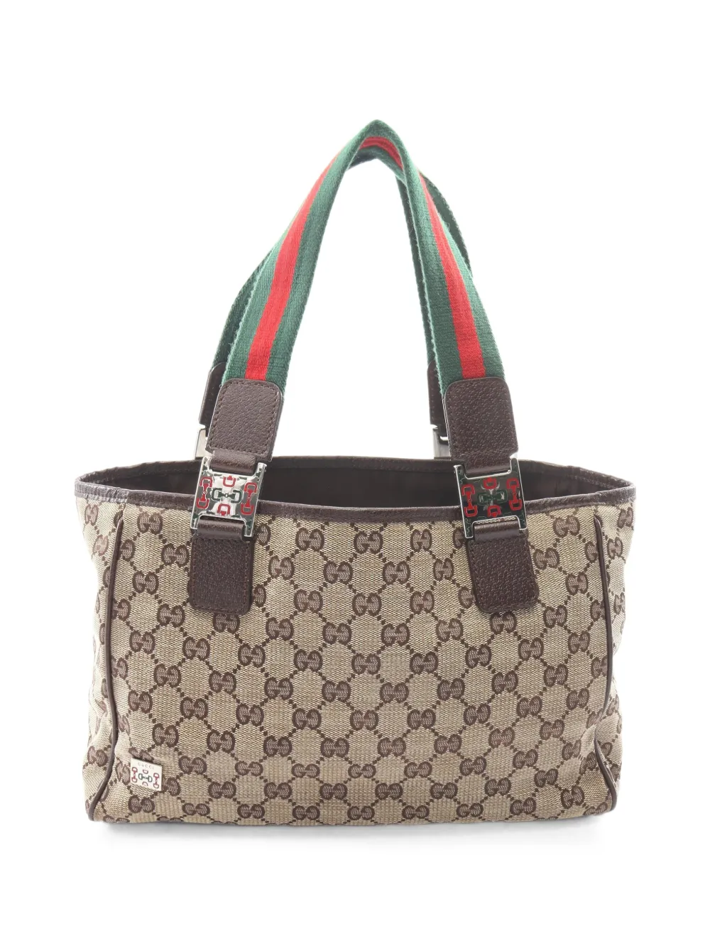 Gucci Pre-Owned 2000s Horsebit GG canvas tote bag - Toni neutri