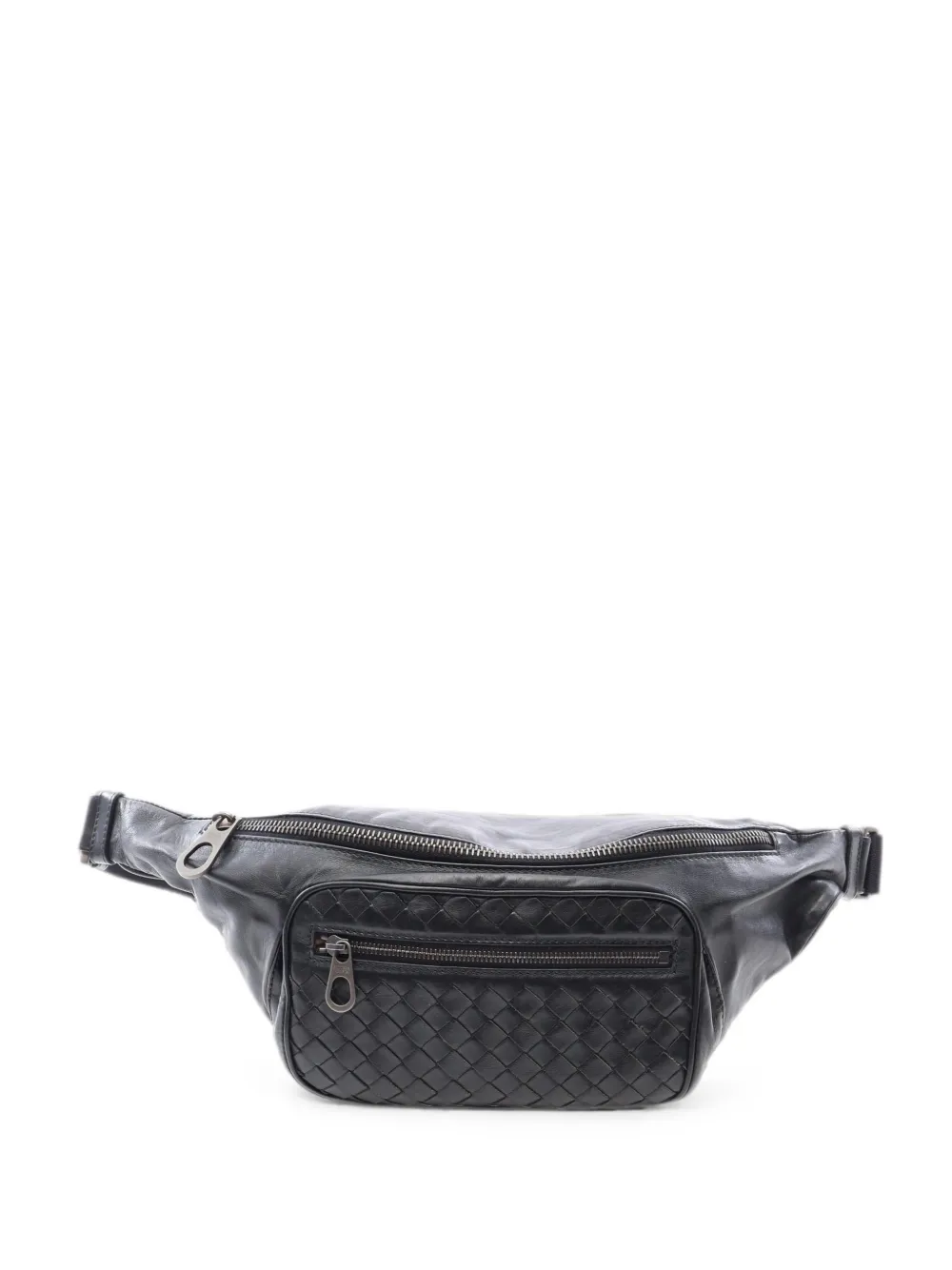 Bottega Veneta Pre-Owned 2000s Intrecciato leather belt bag - Schwarz