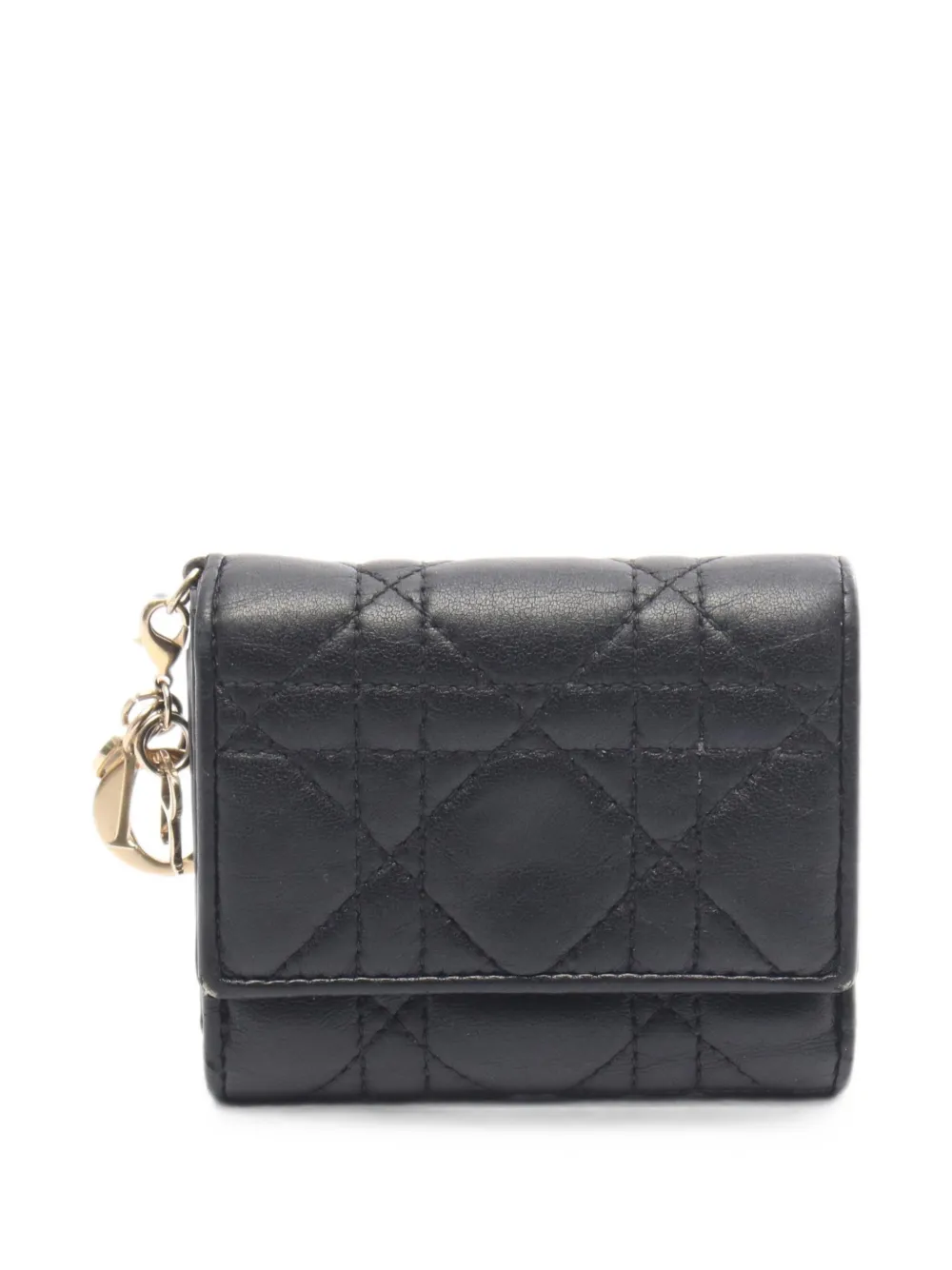 Christian Dior Pre-Owned 2000s Lady Dior Lotus wallet - Nero