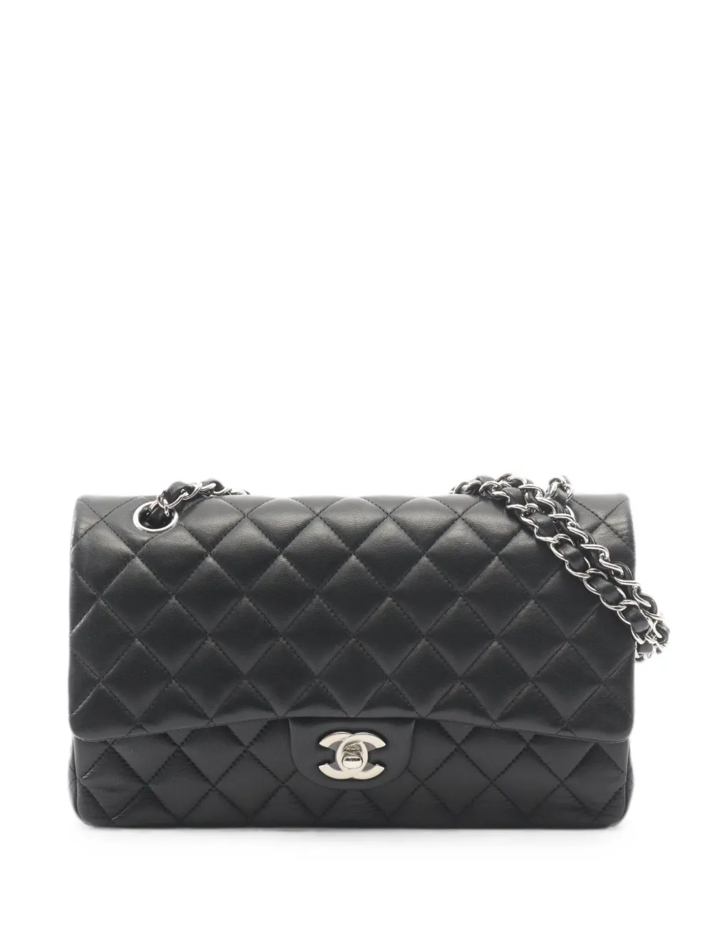 CHANEL Pre-Owned 2017-2018 Double Flap quilted shoulder bag - Black