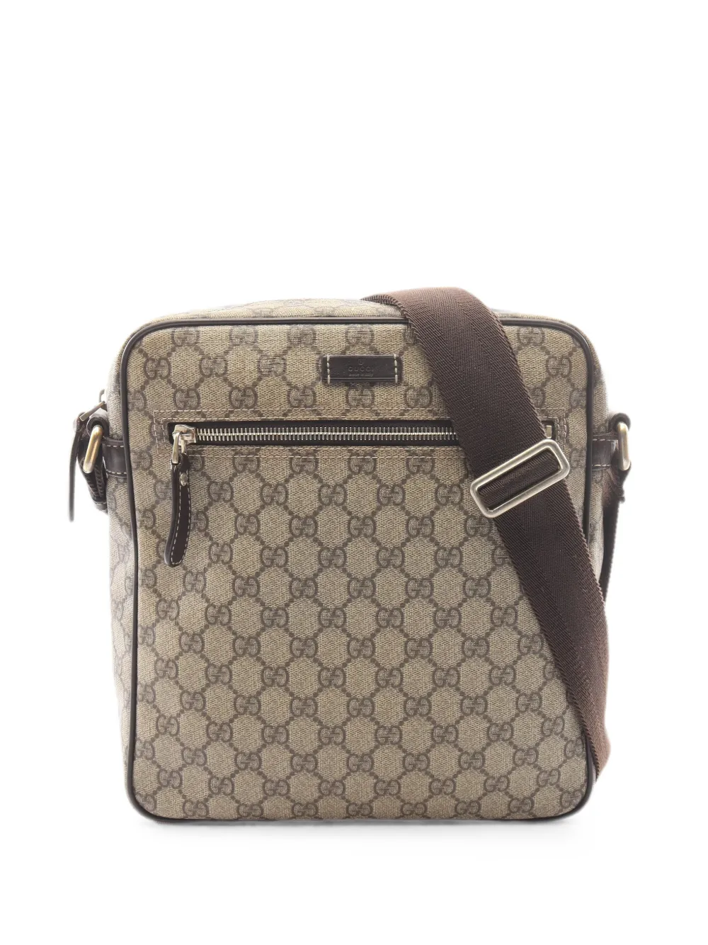 Gucci Pre-Owned 2000s GG Supreme crossbody bag - Toni neutri