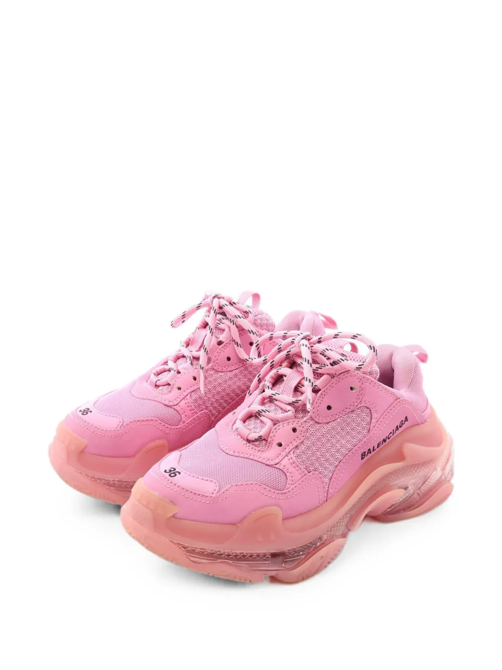 Balenciaga Pre-Owned 2010s Triple S mesh sneakers - Rosa