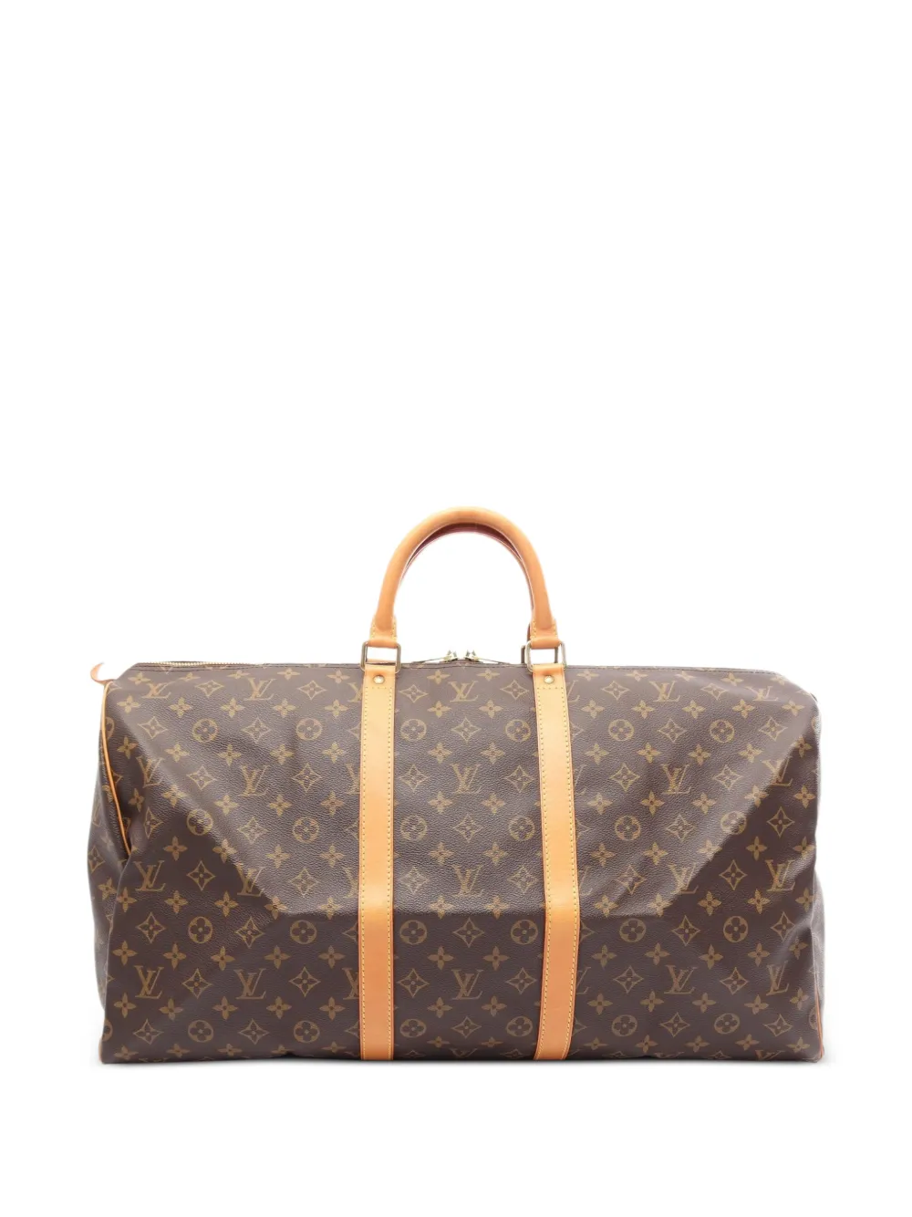 Louis Vuitton Pre-Owned Borsone Keepall Boston 55 con monogramma 1996 - Marrone