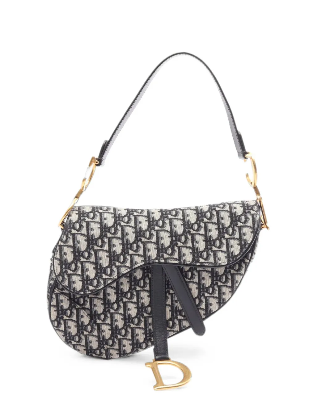 Christian Dior Pre-Owned 2010s Saddle Oblique shoulder bag - Toni neutri