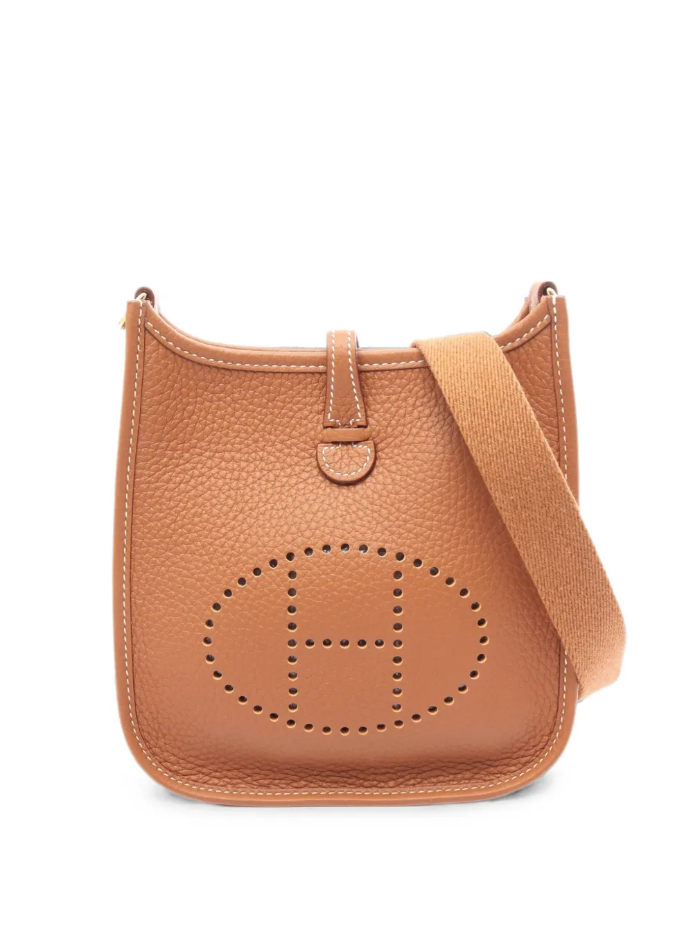 Hermès Pre-Owned 2020s Evelyn Amazon TPM mini shoulder bag - Braun