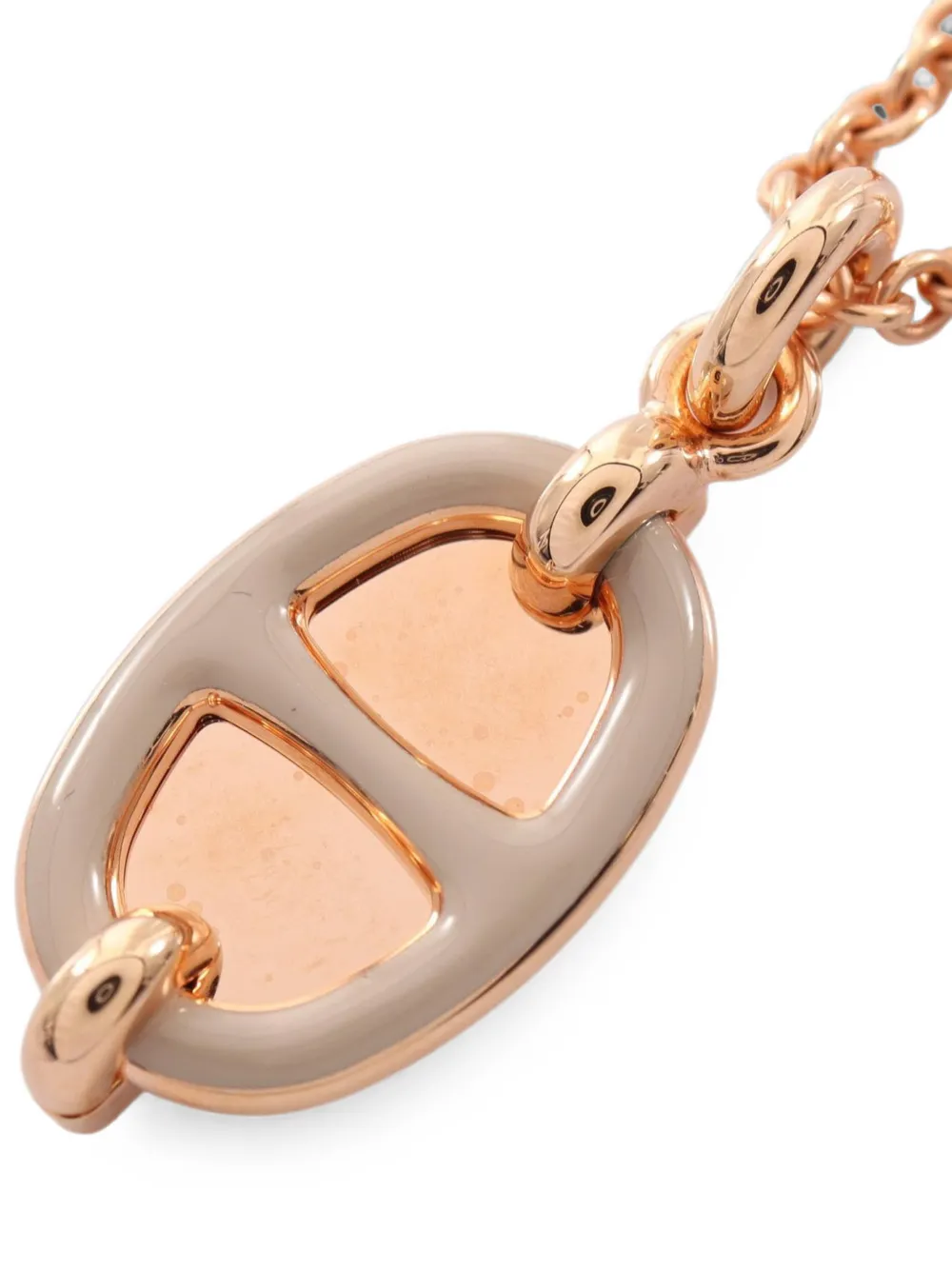 Hermès Pre-Owned 2010s mini PM Maillon necklace - Rosa