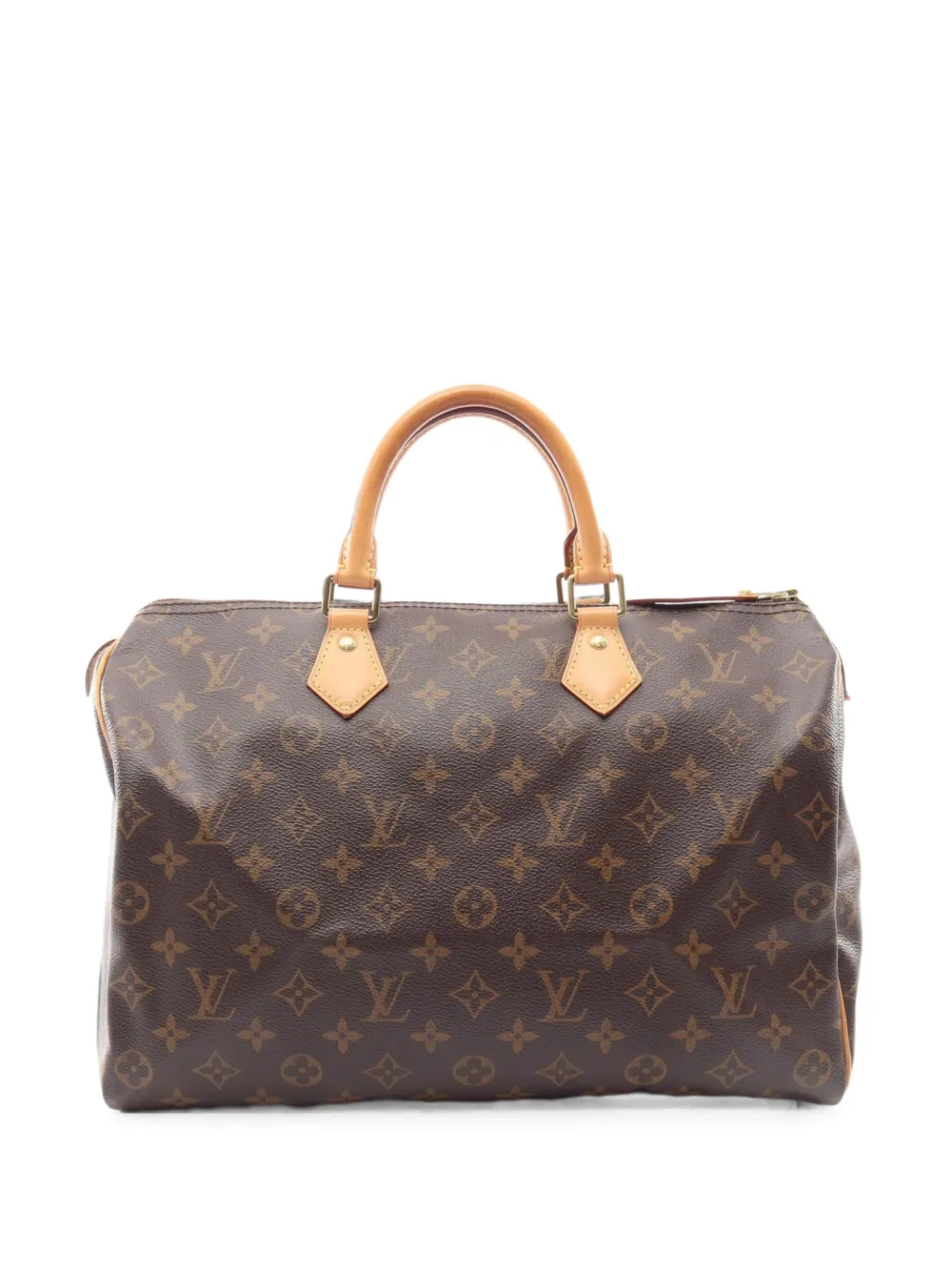 Louis Vuitton Pre-Owned 2014 35 Speedy Monogram canvas tote bag - Brown