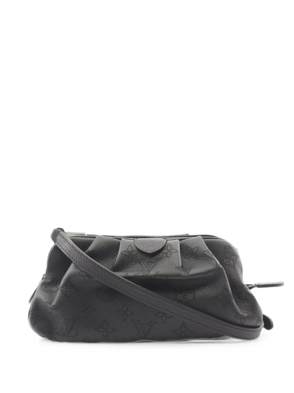 Louis Vuitton Pre-Owned Borsa a spalla Scala mini in pelle Mahina anni 2010 - Nero