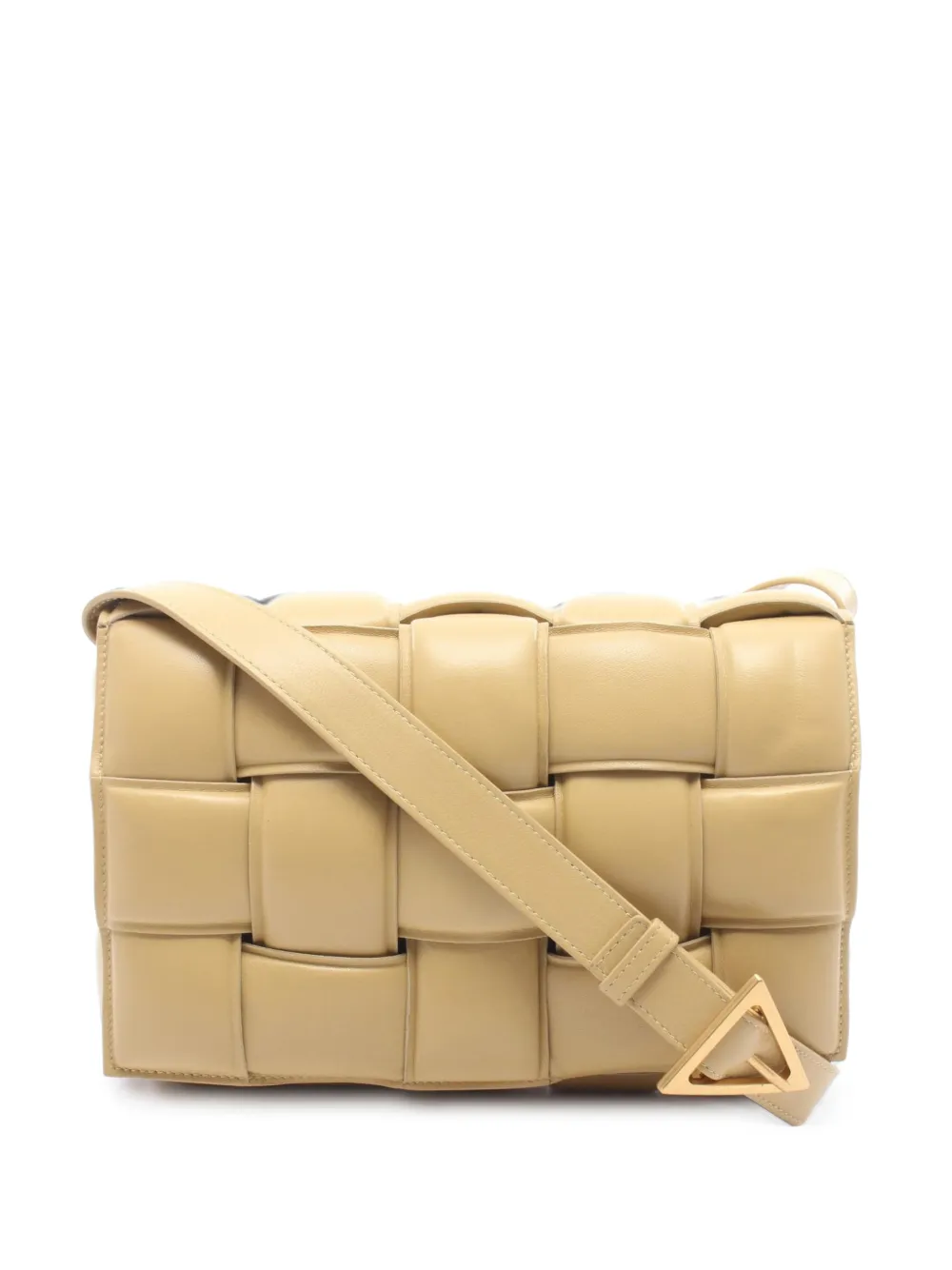 Bottega Veneta Pre-Owned 2010s Cassette Intrecciato cross body bag - Yellow