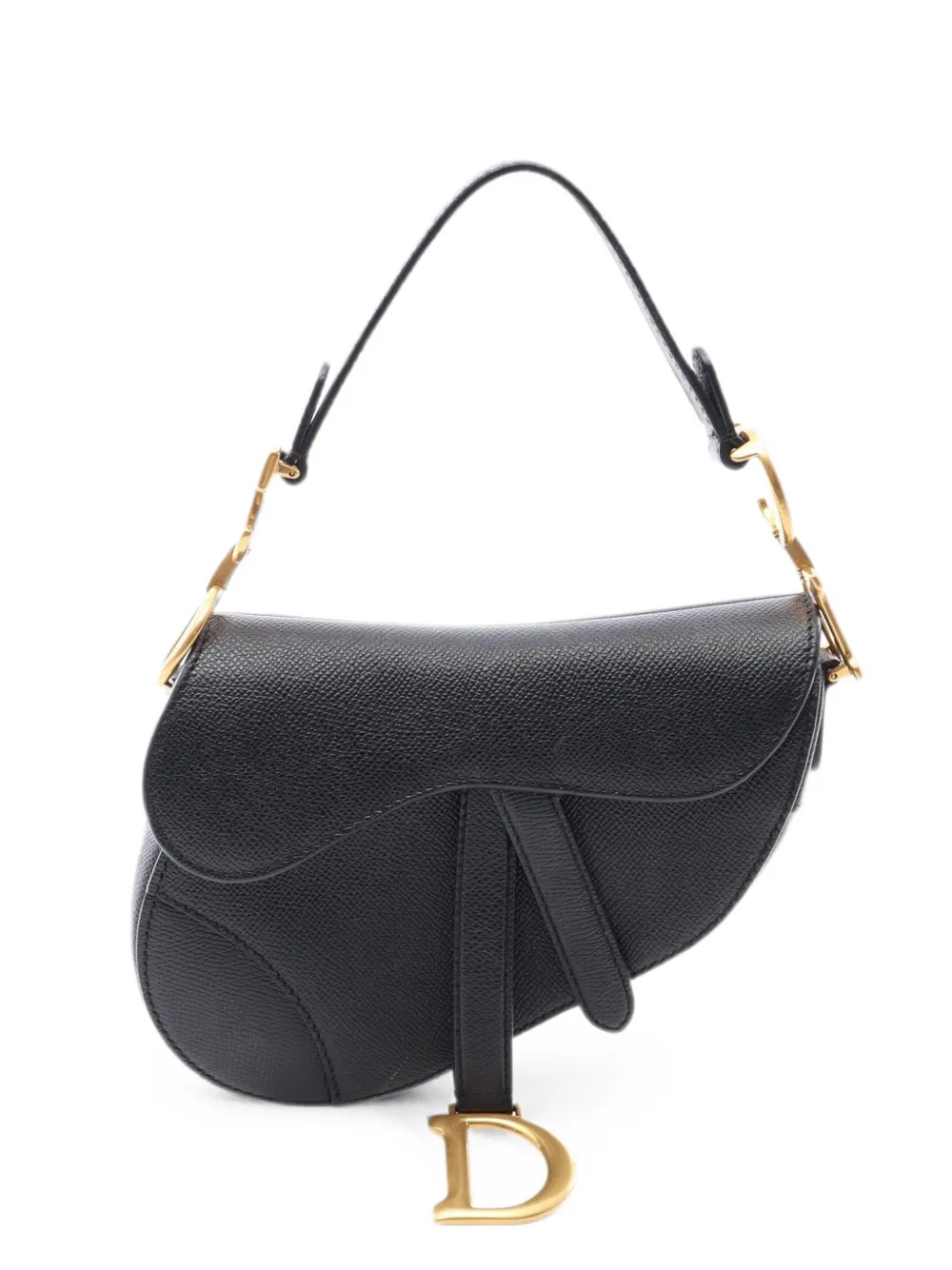 Christian Dior Pre-Owned 2010s Saddle mini shoulder bag - Black