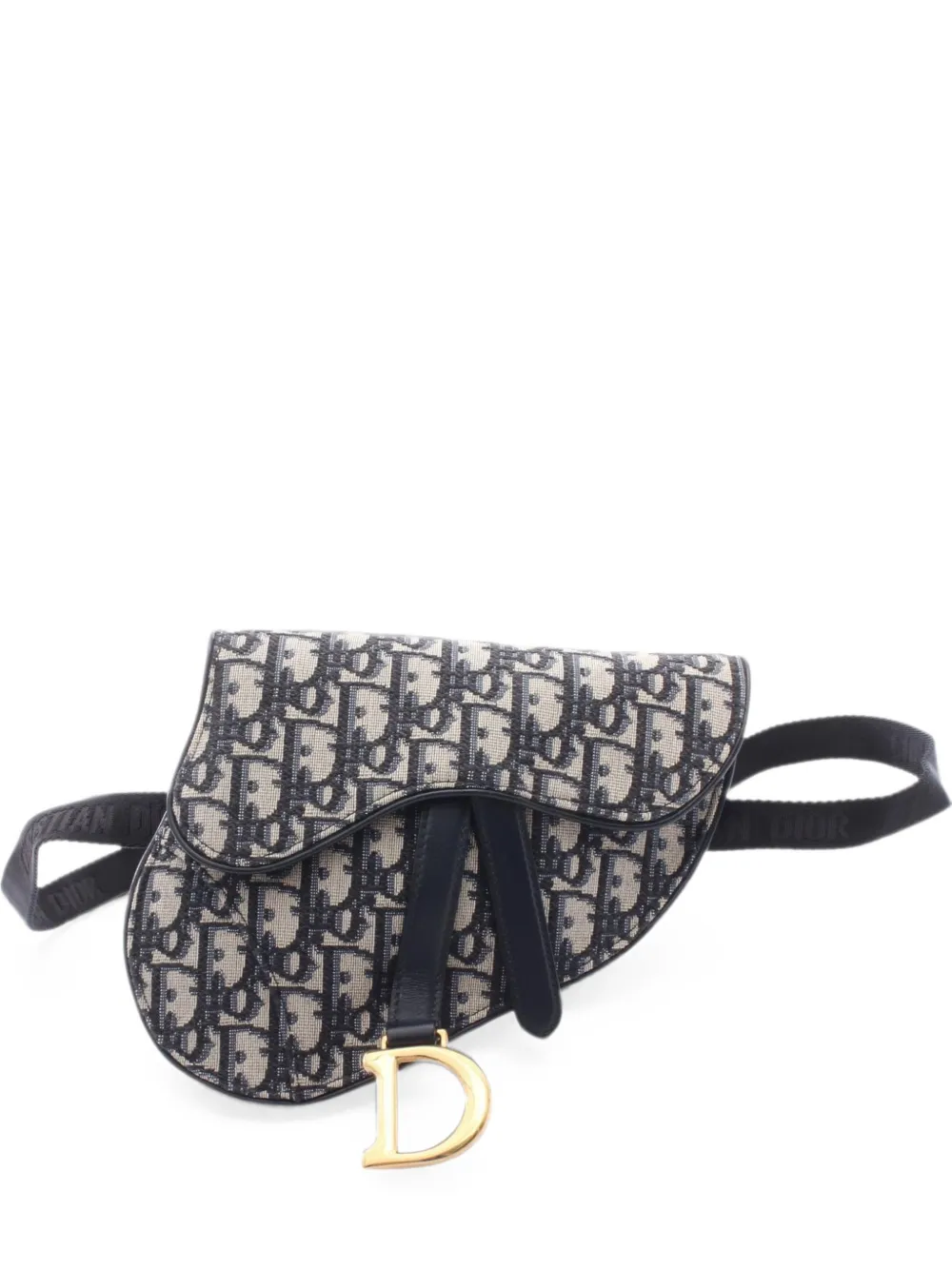 Christian Dior Pre-Owned 2010s Saddle Oblique belt bag - Blue