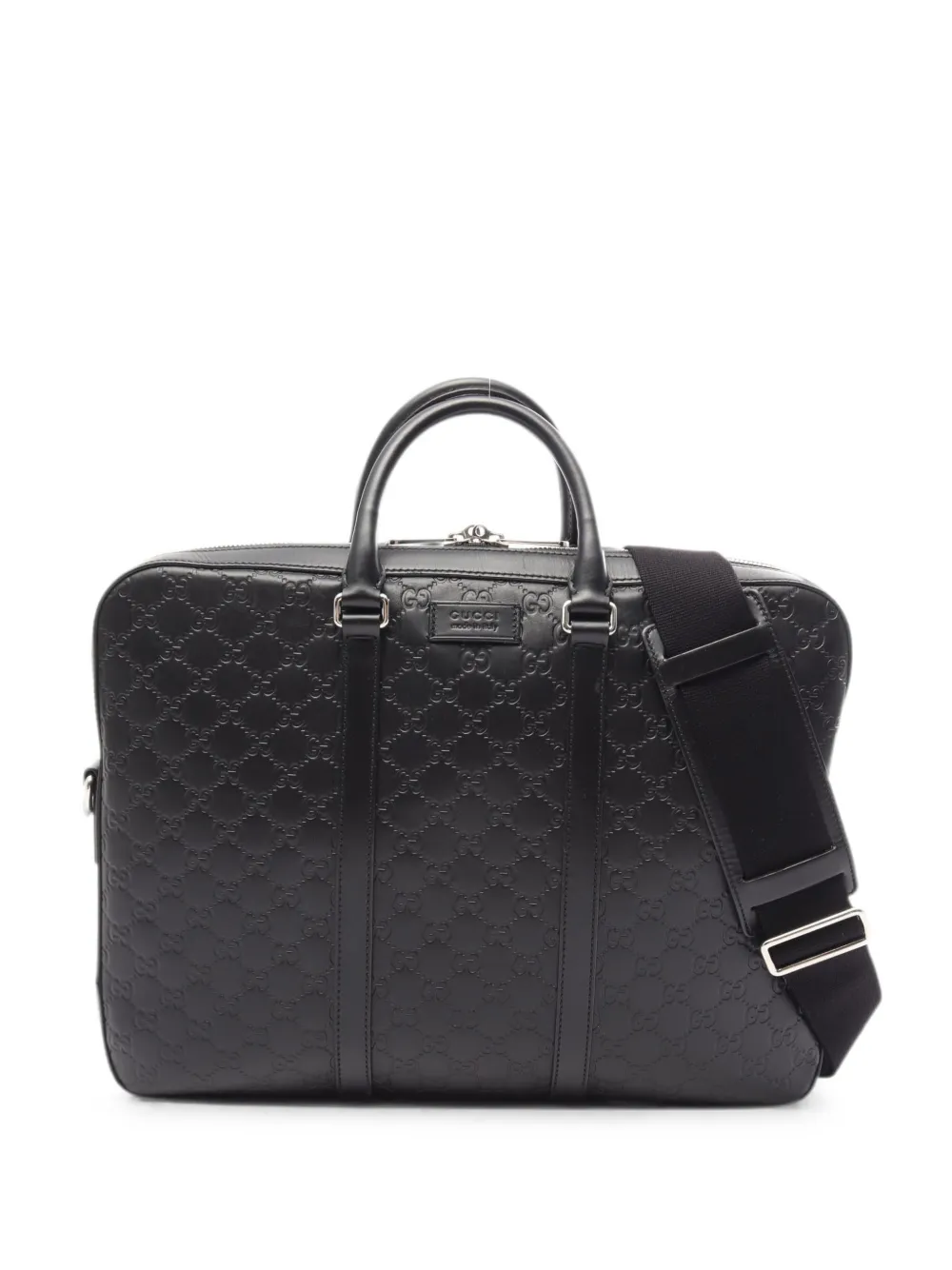 Gucci Pre-Owned 2010s logo-pattern briefcase - Schwarz