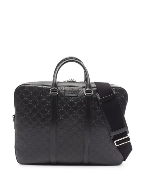 Gucci Pre-Owned 2010s logo-pattern briefcase