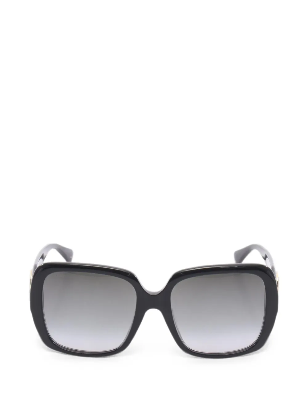 Gucci Pre-Owned 2020s Interlocking G square-frame sunglasses - Nero