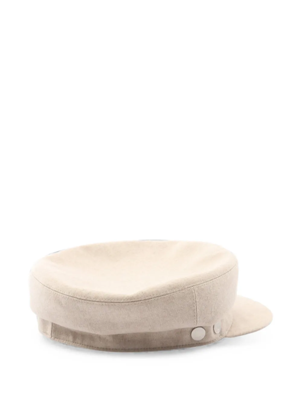 Pre-owned Hermes 2010s Deauville Cap In Neutrals