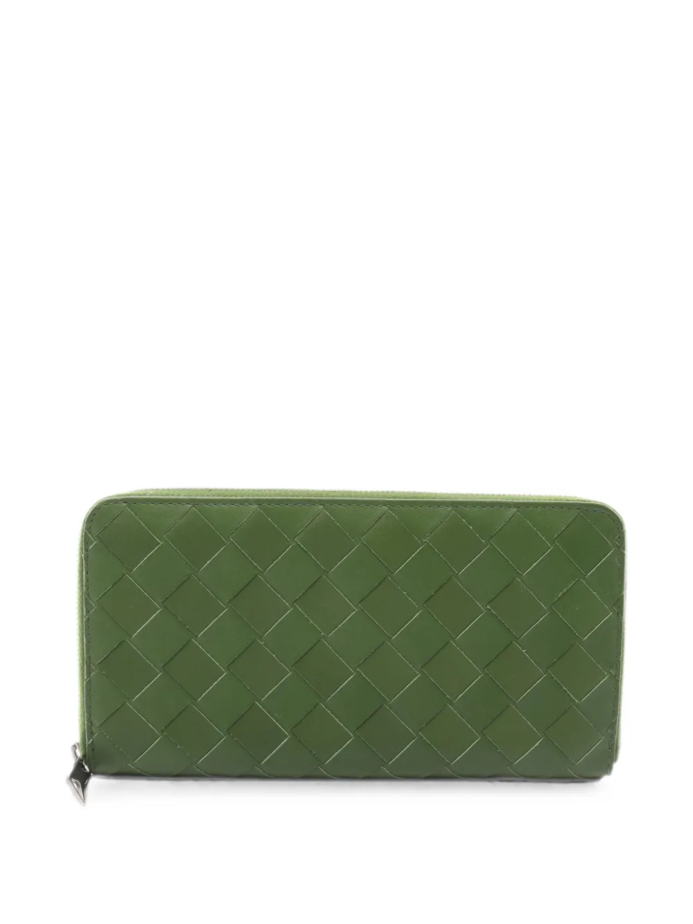 Bottega Veneta Pre-Owned 2010s Intrecciato long wallet - Green