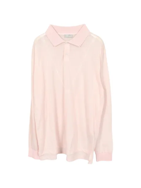 Christian Dior Pre-Owned 2010s logo-embroidered polo shirt